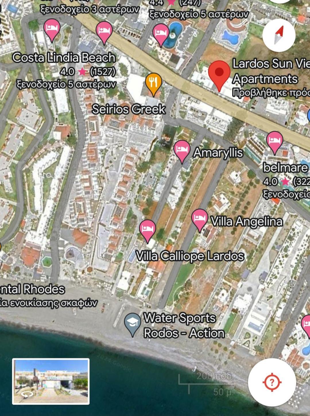 Lardos Sun View Apartments Exterior foto